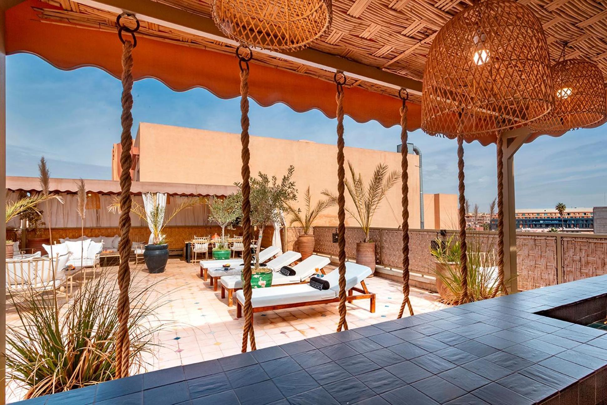 Apartament Les Tanneurs Penthouse Marrakech Marrakesz Zewnętrze zdjęcie