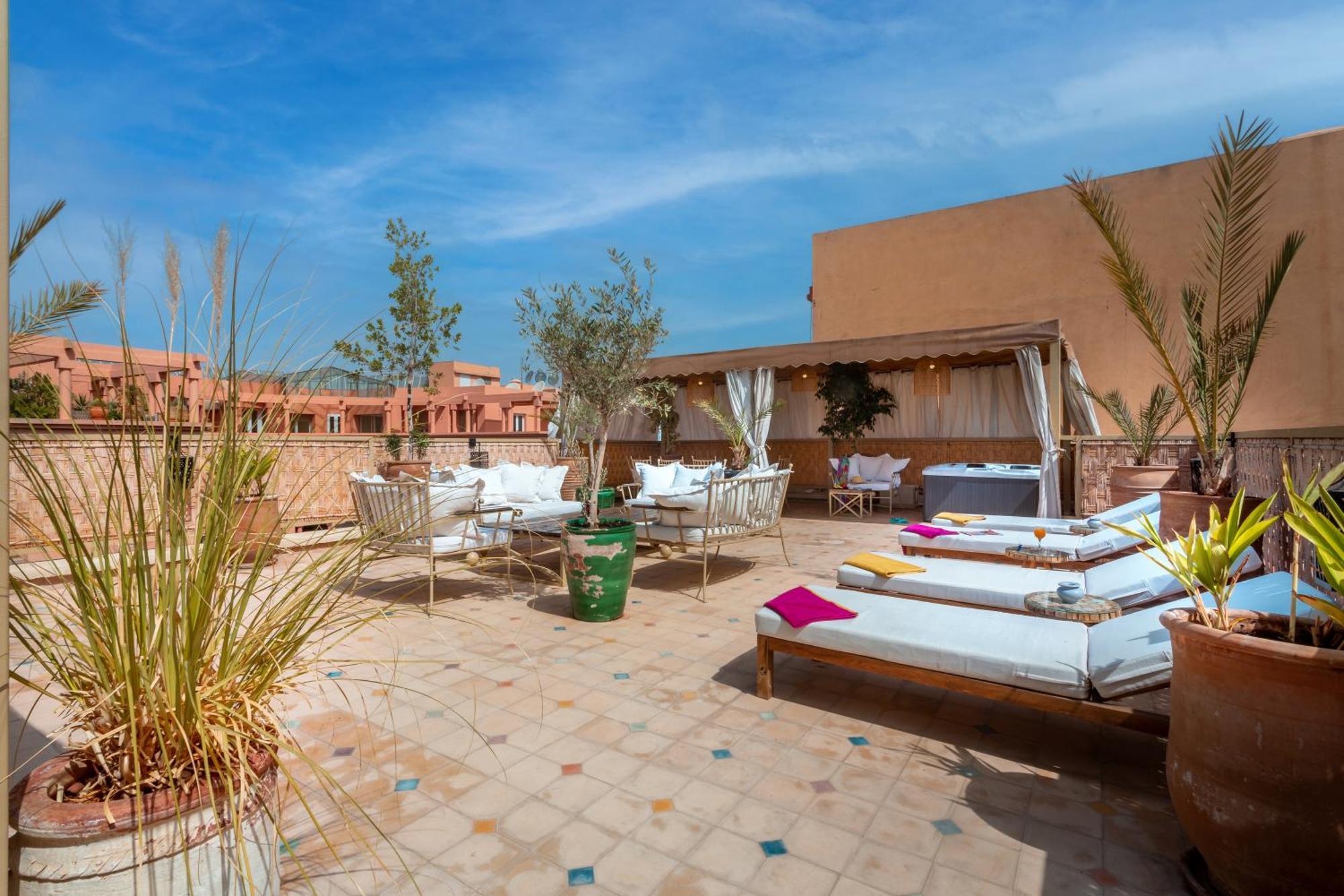 Apartament Les Tanneurs Penthouse Marrakech Marrakesz Zewnętrze zdjęcie